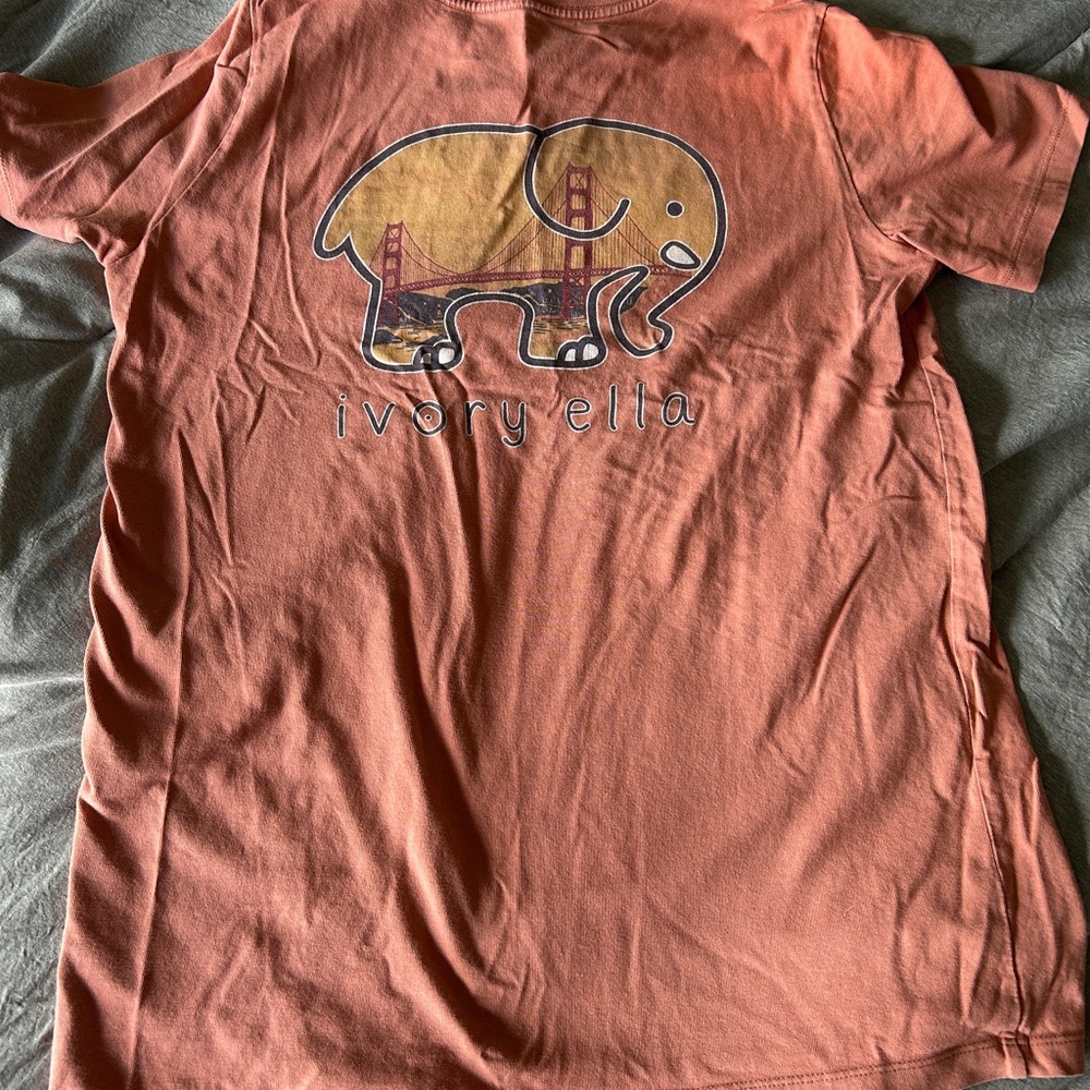 Ivory Ella Pinkish orange Graphic T-Shirt